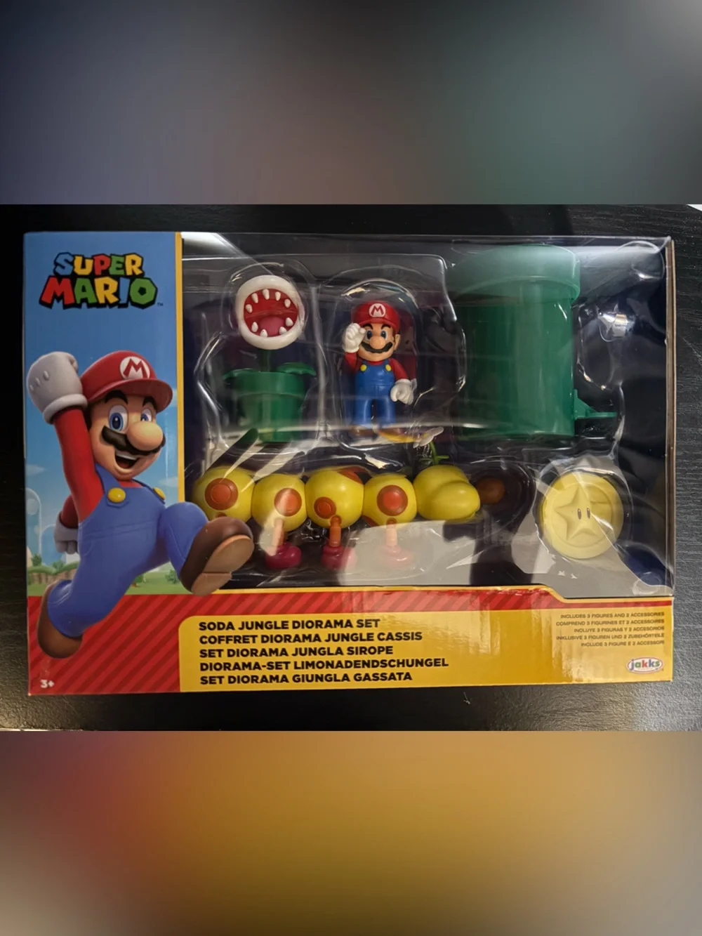 Nintendo Super Mario Playset with Red, Blue, Green, Yellow Accents